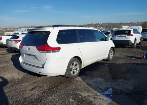 2013 Toyota Sienna Le V6 8 Passenger из США, поврежденный, VIN 5TDKK3DC4DS335841